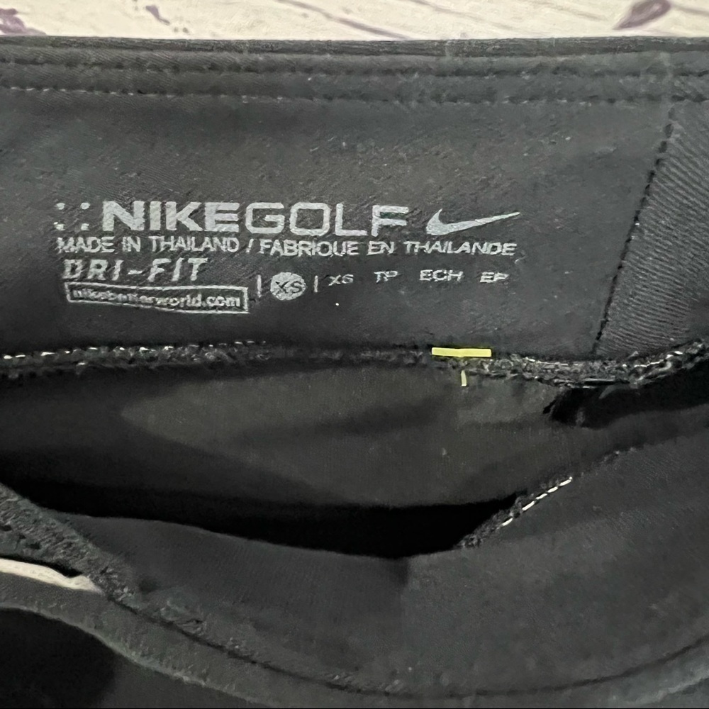 Nike Women's Tournament Knit Golf Skort XS skirt black swoosh - Picture 5 of 6